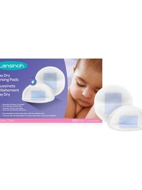 NWT - Lansinoh Stay Dry Nursing Pads - 100 Pads